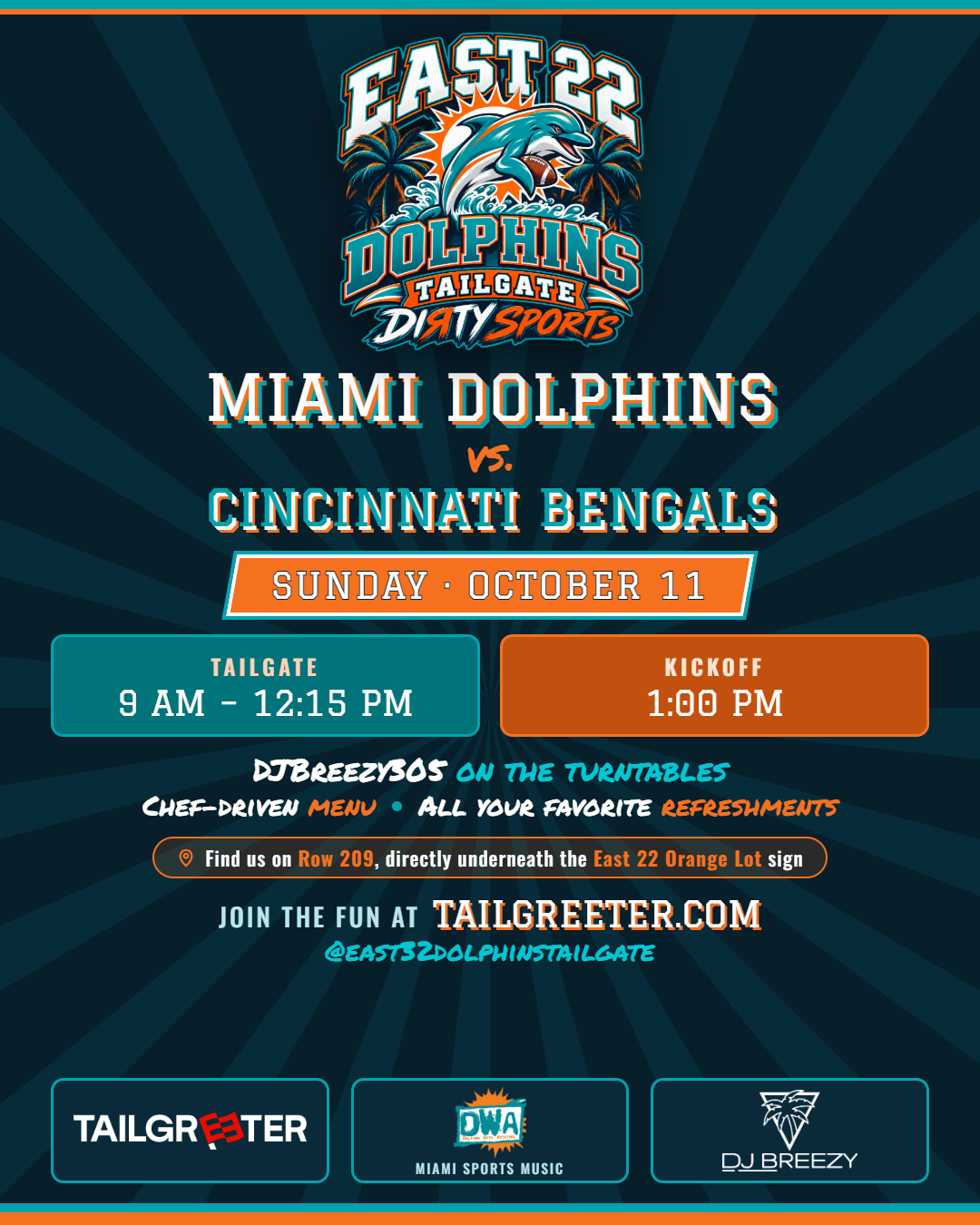 Cincy tailgate IG post
